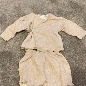 Babe and Tess 2 piece. Tan color. Super soft